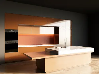 85-Kitchen1 glossy 8 3D model