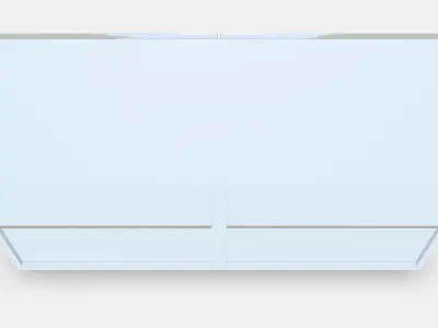 BESTA Shelf unit with doors 15 Low-poly 3D model