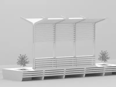 Street Furniture 3D model