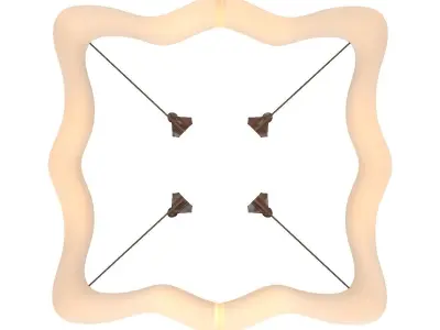 Twisted Floor Lamp Belgium 3D model