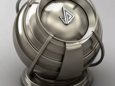 VRAY SHADER---METAL---Scandium Texture