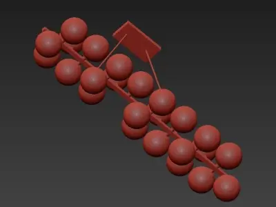 DALLAS balls 3D model