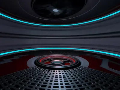 Sci Fi Room 3D model