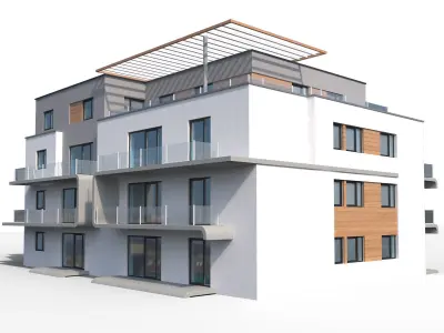 Appartment house 3D model