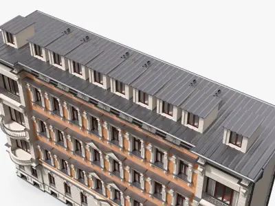  Historic European Apartment Building 