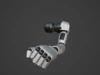 Robotic hand 3D model