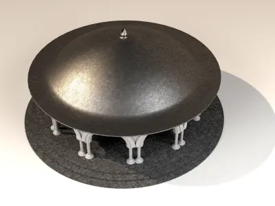 Dome architectural 3D model