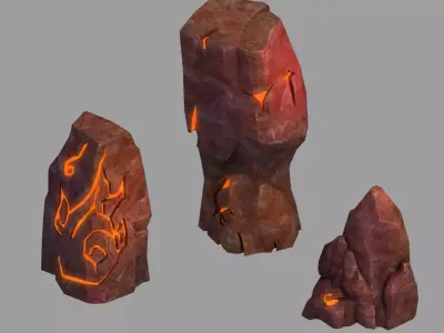 Not Zhoushan - Volcano - Stone 02 3D model