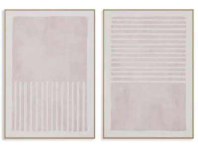 Abstract Painting Frame set 3D model 629