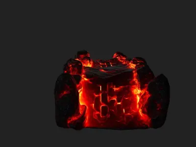  old bridge Low-poly 3D model