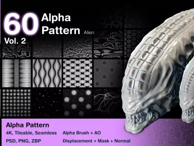 60 Alpha pattern Vol 2 Texture