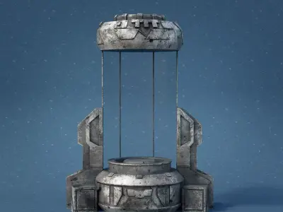 Fusion Capsule Low-poly 3D model