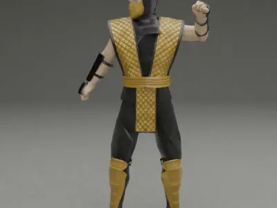 Mortal Kombat Scorpion 3D model