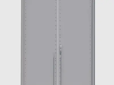 Wooden Door 3D model