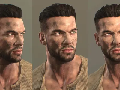  Soldier - Game Character - Rigged 