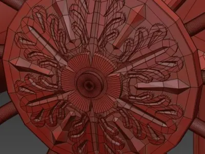 Grinder Floor Loft Industrial Mill 3D model