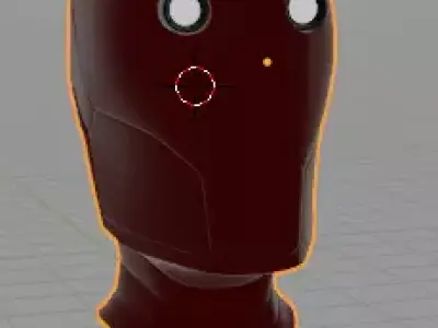 Vigilante robot style 3D model