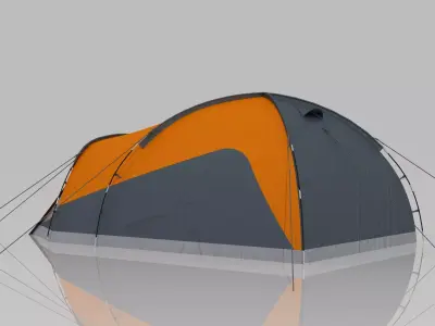 Camping Tent 3D model 4