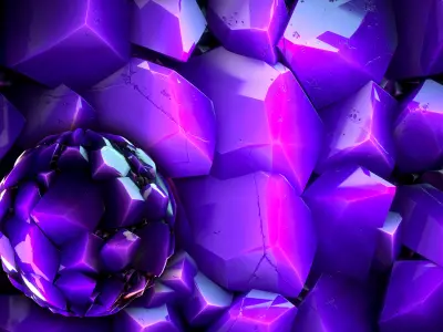 Crystal Materials Mega Bundle-16 - SBsar - Maps - VOL 01 Texture