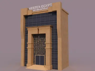 0210 - Building Entrance 3D model