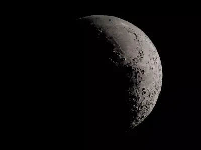 NASA Moon 4K Texture  Free low-poly 3D model