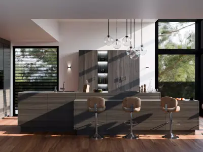 Kitchen interior 3D model 5