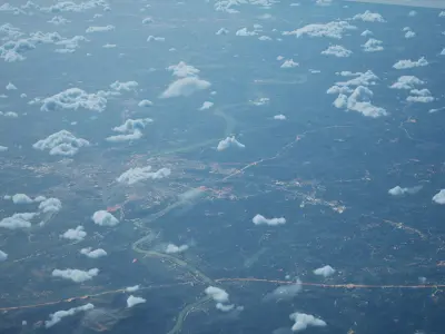 Huazhou China City Landscape 3D Model 3D model