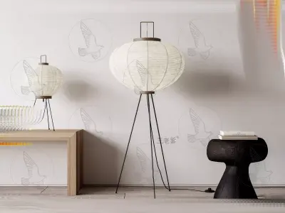 Modern chandelier combination 3D model download 3D model Free low-poly 3D model