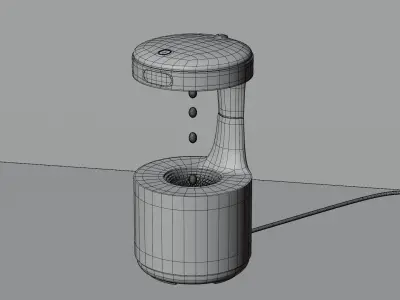 Antigravity Lamp - Humidifier - Low Poly Model Low-poly 3D model
