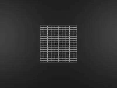 Steel Grating Flooring Low-poly 3D model