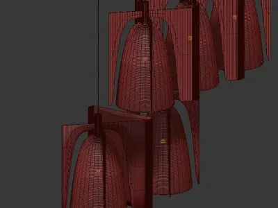 Acacia Pendant Fuse Lighting 3D model