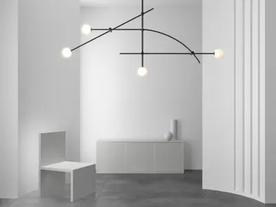 Tempo 6 Pendant Lamp 3D model