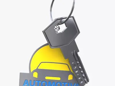 Key and Trinket 3D model