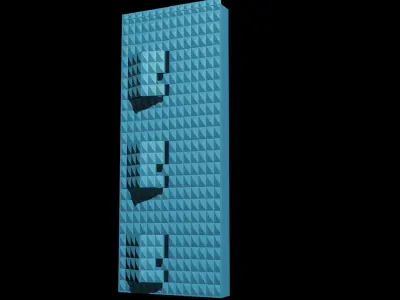3d Mapping Wall open logo 3D model