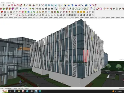 Sketchup 3d cultural center 3D model