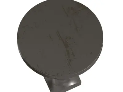 Bernhardt Interiors  Stroud Accent Table 3D model