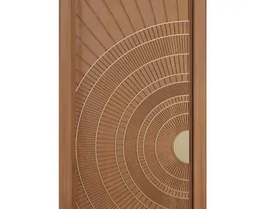 Entrance door set166 3D model
