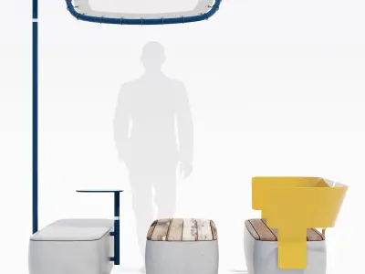 Scape long module 3D model