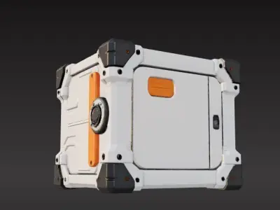 scifi box capsule 3D print model