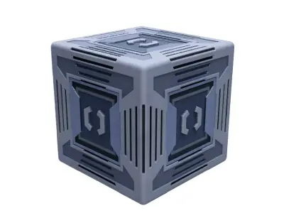 Futuristic Cube Texture