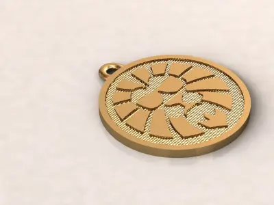 Glasses pendant 27 3D print model