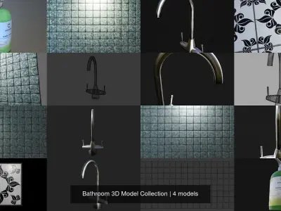 Bathroom 3D Model Collection 3D Model Pack