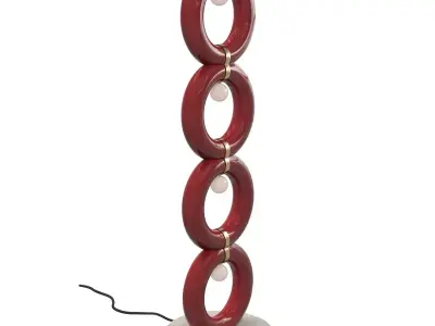 Memphis floor lamp 4 - pop premium 3d model 3D model