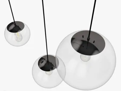 Globe pendant lamp by West Elm 3D model