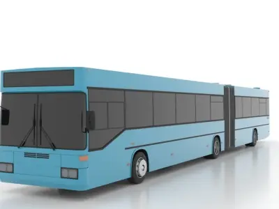 Mercedes-Benz O405G Low Low-poly 3D model