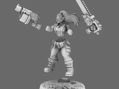 SO Girly Lads Orc Warriors ALPHA 3D print model