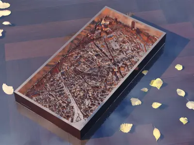 Brussels City Center 3D model