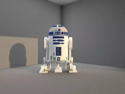 R2D2 from Star Wars 3D model