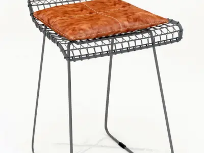 Wire Bar Chair 3D model