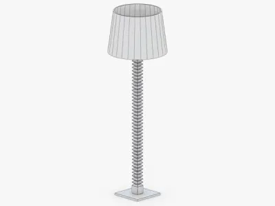 1434 - Floor Lamp Low-poly 3D model